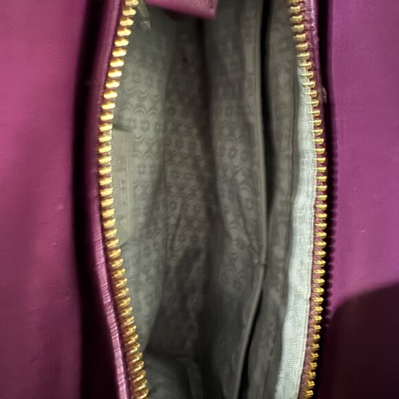 Charming Charlie Quilted Satchel Purse – Purple - Picture 5 of 5